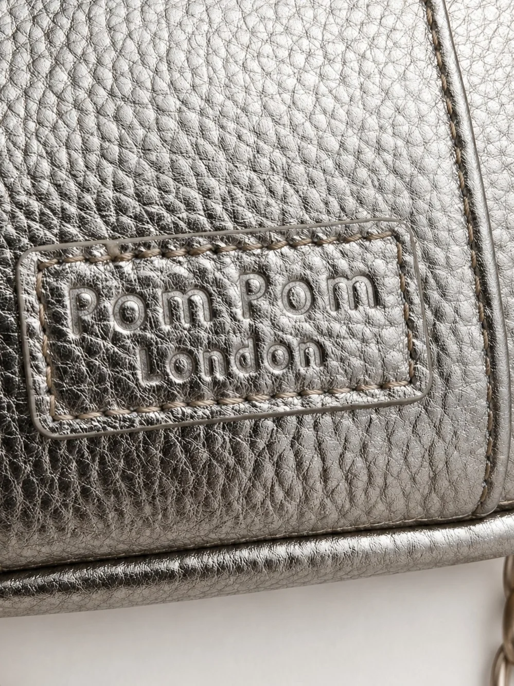 Pom Pom London City Collectors Bag 3 Straps Including 120 Metal Strap